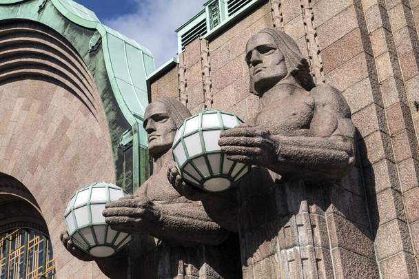 Art Deco Statues - Helsinki - Finland - Photo, Image