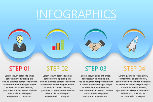 Vector abstract illustration. Infographics. - Vecteur, image