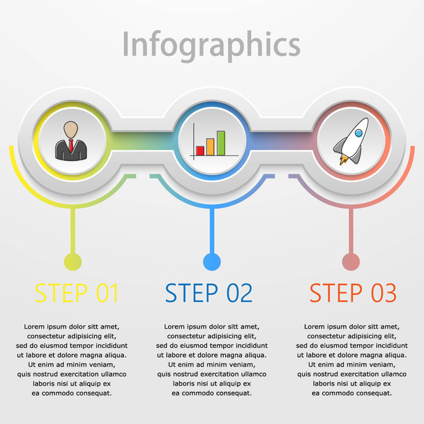 Vector abstract illustration. Infographics. - Vecteur, image