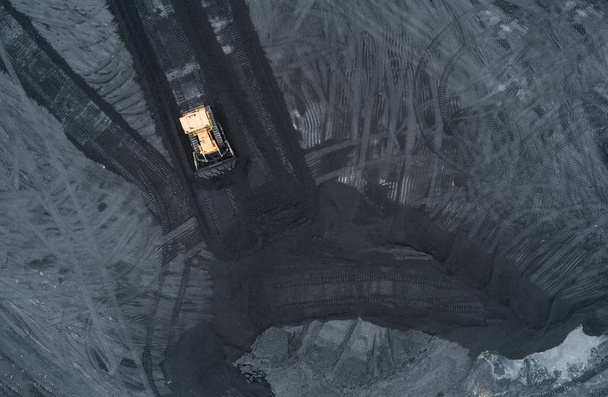 Aerial view of coal mine in Silesia - Photo, Image