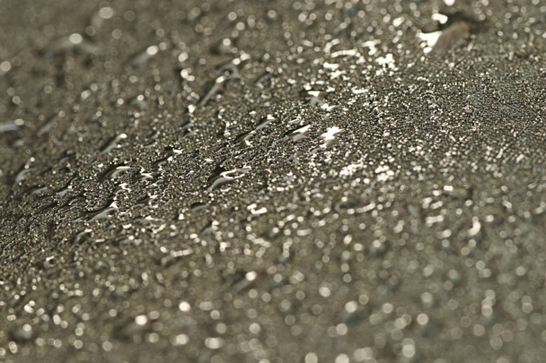 water drops on material of a jacket - Photo, Image