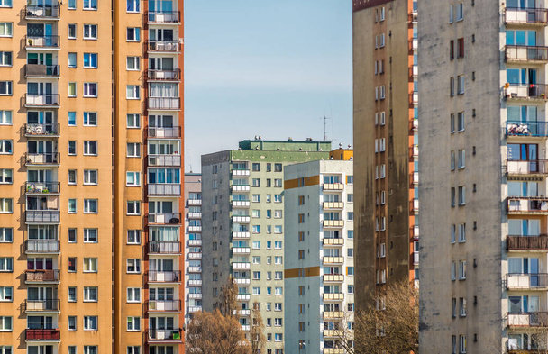 Buildings in Warsaw - Fotoğraf, Görsel
