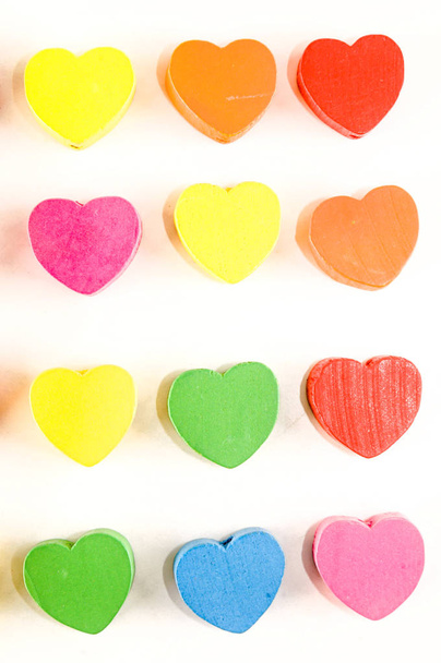 Heart texture background - Photo, Image