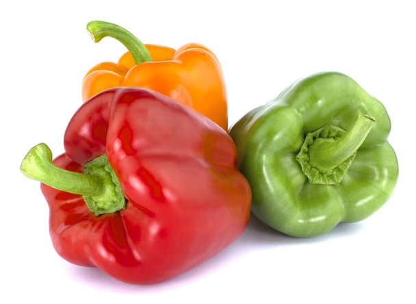 Bulgarian pepper isolated on white background  - Photo, Image