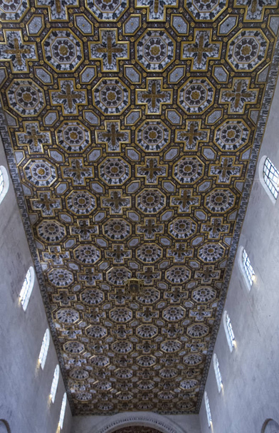 The coffered ceiling of the Otranto Cathedral - Photo, Image