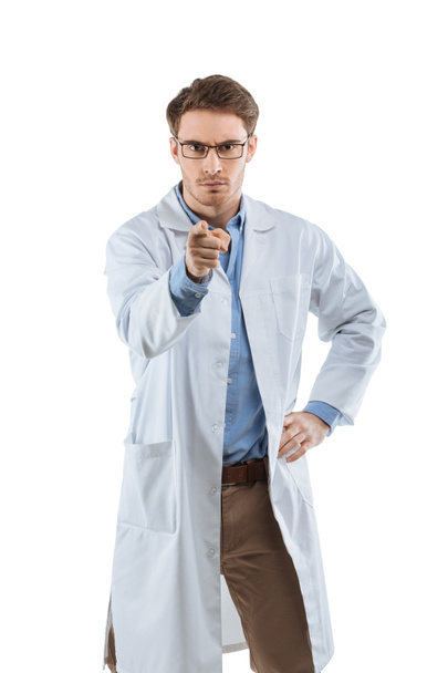 chemist pointing at you - Photo, Image