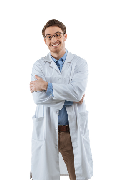 smiling male chemist - Photo, Image