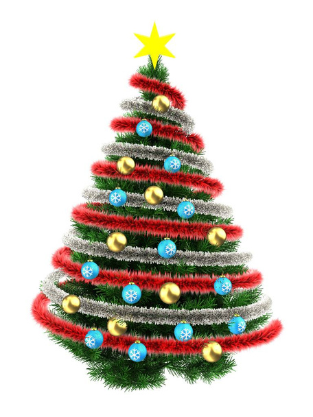 Ilustración del árbol de Navidad
 - Foto, Imagen