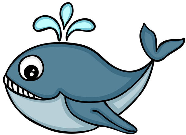 Милий кит
 - Вектор, зображення