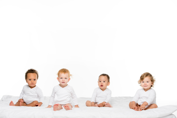 multiethnic toddler boys and girls - 写真・画像