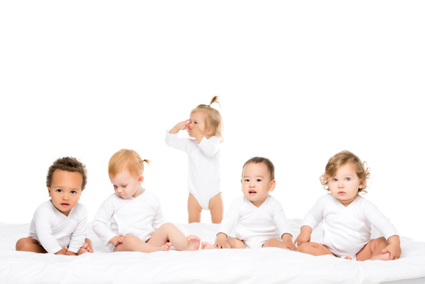милий багатоетнічне малюків
 - Фото, зображення