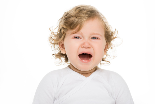 crying toddler girl - Фото, изображение