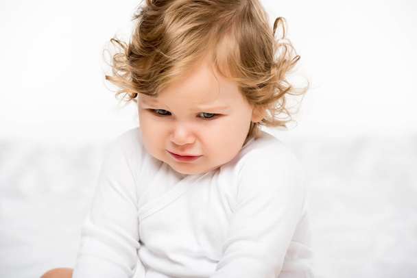 upset toddler girl - Fotoğraf, Görsel