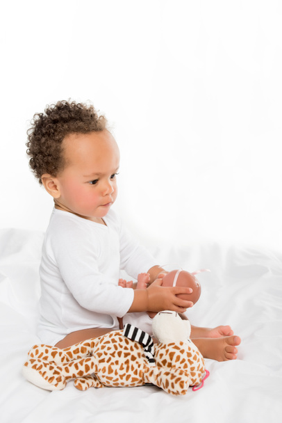 african american toddler with toys - Photo, Image