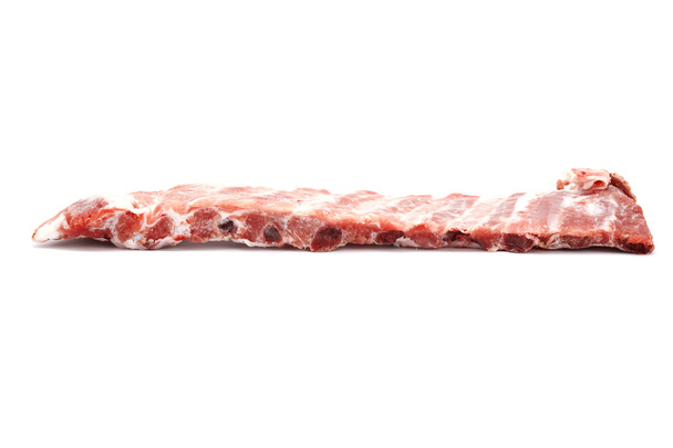 varkensvlees rib close-up - Foto, afbeelding
