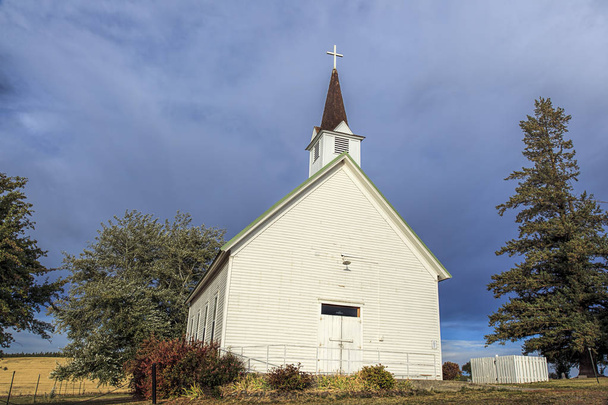 Igreja do Congelamento Rural em Idaho
 - Foto, Imagem