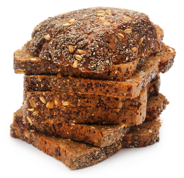 Close-up van tarwe brood - Foto, afbeelding