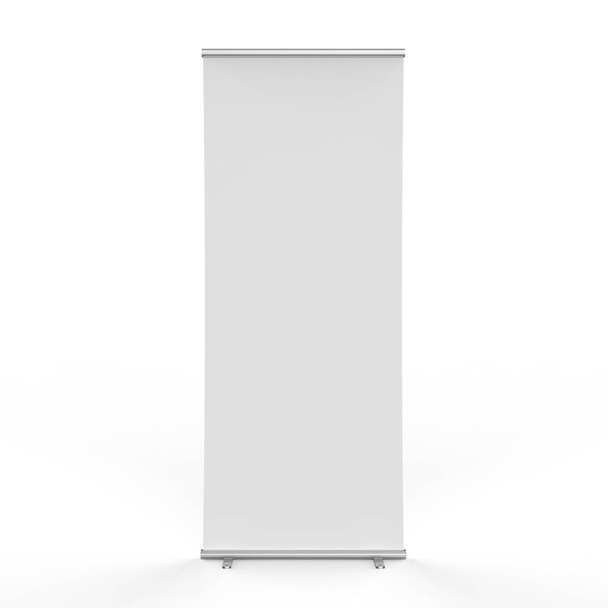 empty roll up banner - Photo, Image