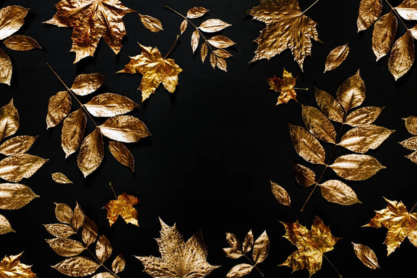 Authumn background with leaves - Φωτογραφία, εικόνα