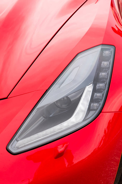 Sports car headlight - Foto, Imagem