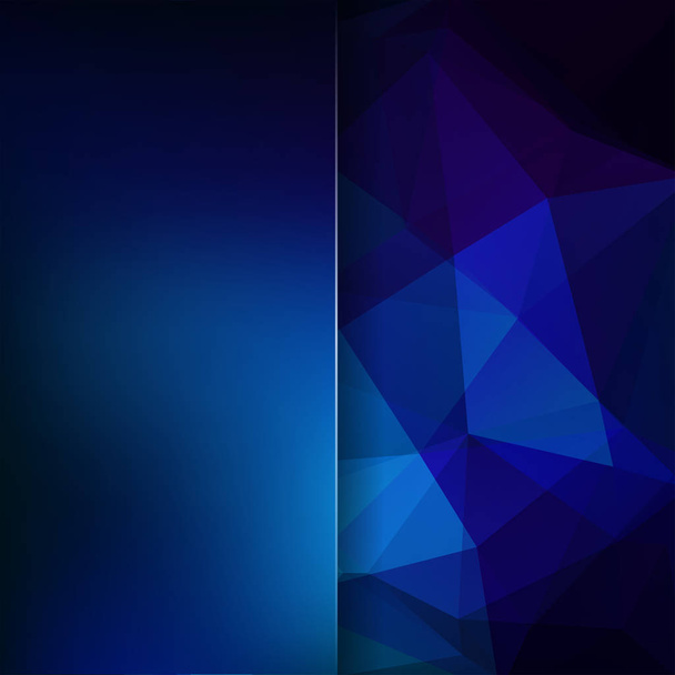 Αφηρημένη πολυγωνικό διάνυσμα φόντο. Σκούρο μπλε γεωμετρικό διανυσματικά εικονογράφηση. Δημιουργικό σχεδιασμό πρότυπο. Αφηρημένη διάνυσμα φόντο για χρήση στο σχεδιασμό - Διάνυσμα, εικόνα