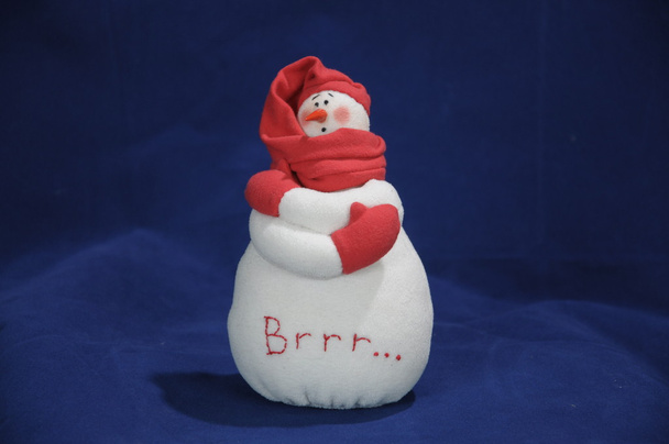 interieur pop handgemaakt - tilde sneeuwpop - Foto, afbeelding