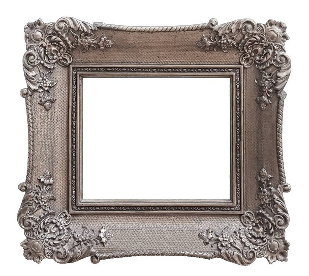 Silver frame for paintings, mirrors or photos - Photo, Image