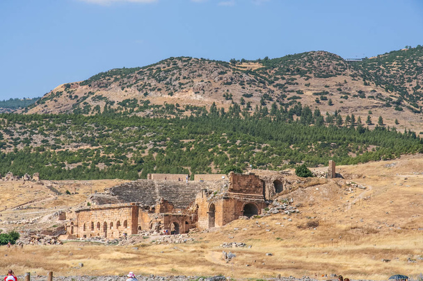 Oude stad oude stad van Hiërapolis - Foto, afbeelding