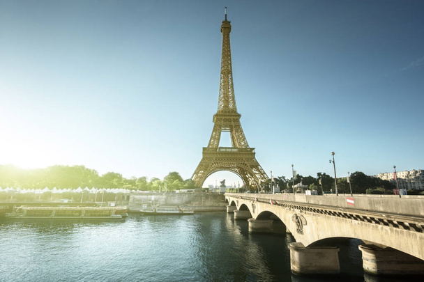Wieża Eiffla, Paryż. Francja - Zdjęcie, obraz