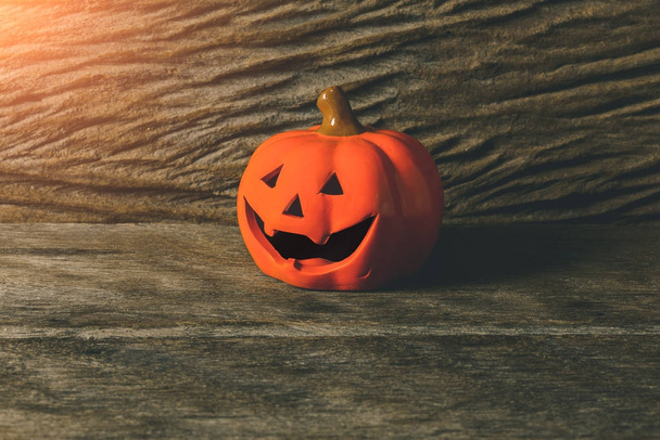 Cabeza de calabaza de Halloween jack linterna - Foto, imagen