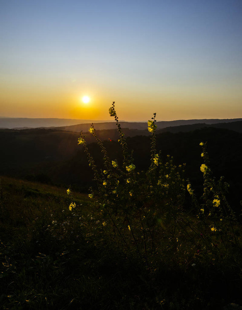 Beautiful sunrise in the mountains - Valokuva, kuva