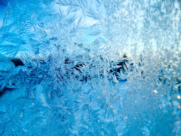 sneeuwvlokken patroon als achtergrond van de textuur van de winter - Foto, afbeelding