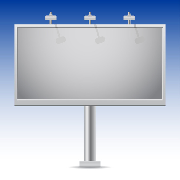 Иллюстрированный рекламный щит
 - Вектор,изображение