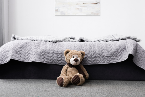 teddy bear in bedroom - Photo, Image