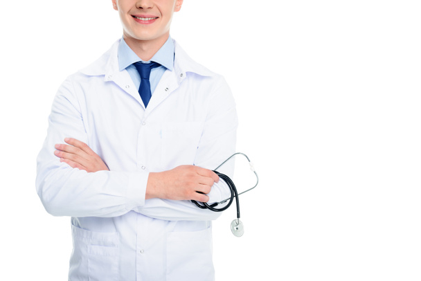 médecin avec stéthoscope - Photo, image