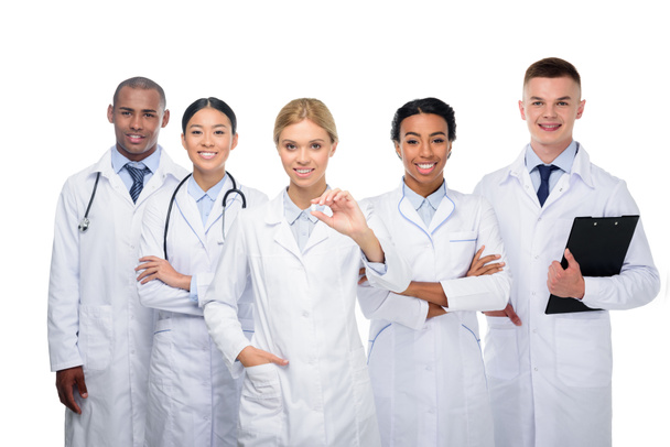 multiethnic doctors - Photo, image