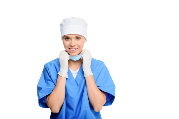 chirurg w maski medyczne - Zdjęcie, obraz