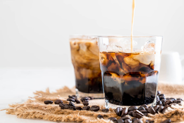Iced coffee with milk - Foto, Imagen