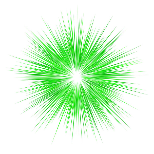 Зелений абстрактний вибуховий дизайн фону
 - Вектор, зображення