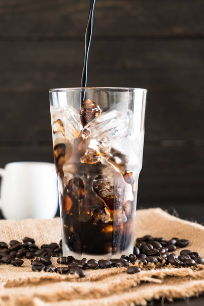 Iced coffee with milk - Photo, image