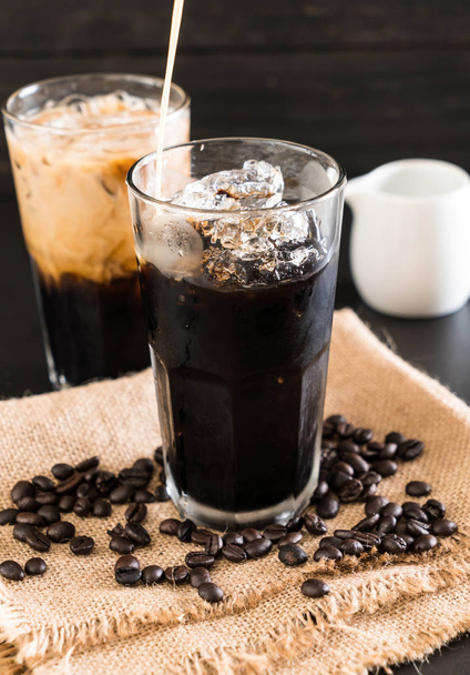 Iced coffee with milk - Фото, изображение