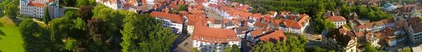 Vista aérea de Celle al atardecer, Alemania
 - Foto, Imagen