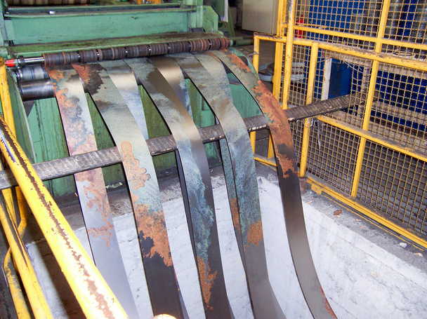 Bobine metalliche impianto industriale
 - Foto, immagini