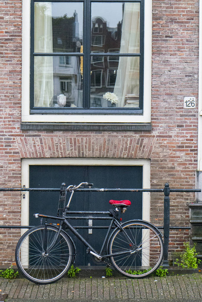 Amsterdam bycicles parking - Valokuva, kuva