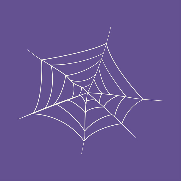 Una telaraña de Halloween
 - Vector, imagen