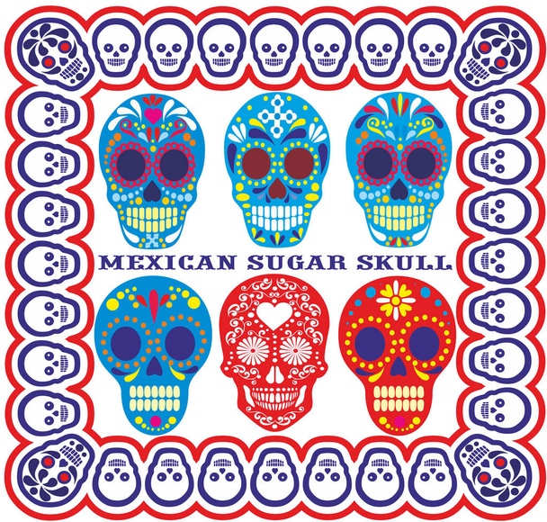 Мексиканські цукрові черепа
 - Вектор, зображення