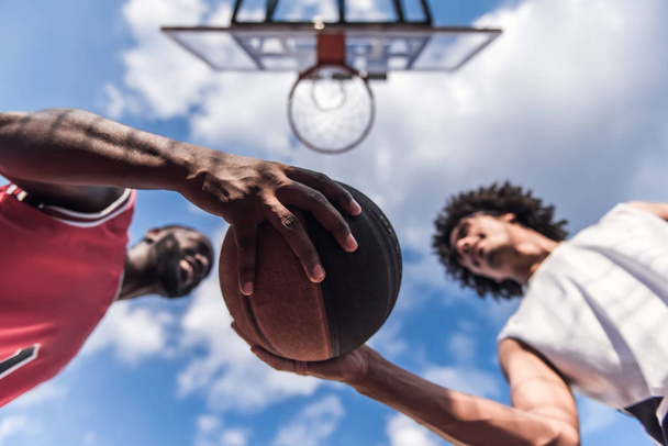 Guys playing basketball - Photo, Image