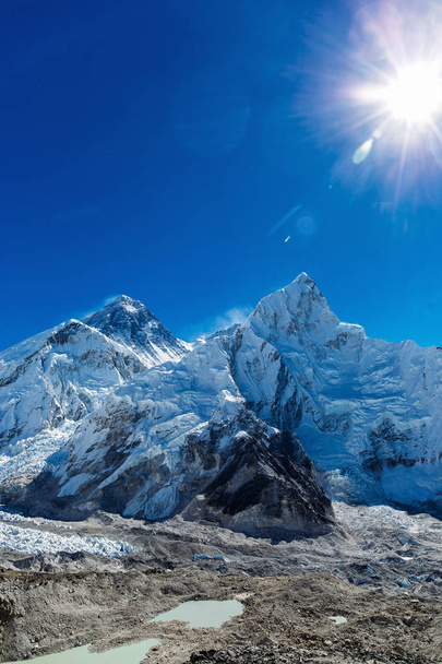 Snowy mountains of the Himalayas - 写真・画像