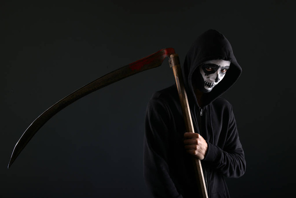 grim reaper with a scythe  - Foto, imagen