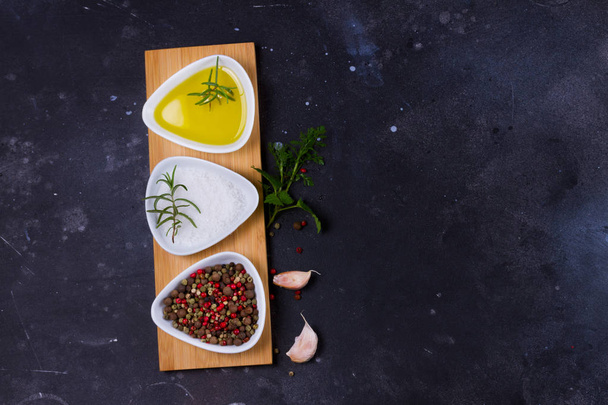 Food background with spices - Zdjęcie, obraz